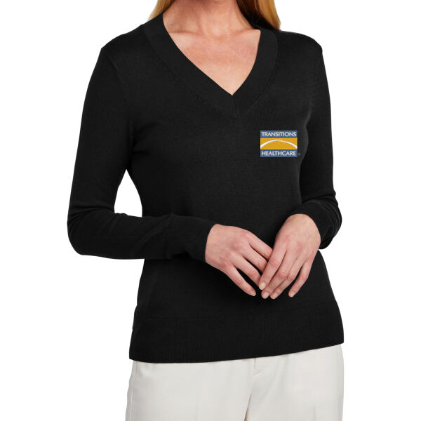 HO - Women's Cotton Stretch V Neck Sweater Thumbnail