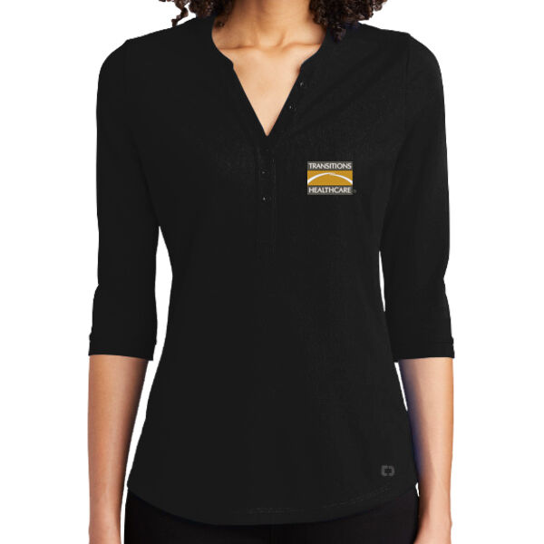 HO - Ladies Jewel Henley Thumbnail
