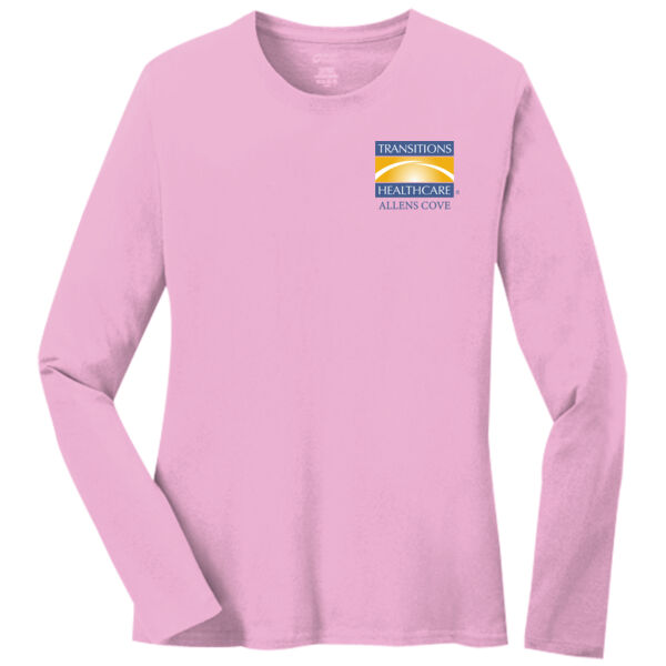 AC - Ladies Long Sleeve Core Cotton Tee Thumbnail