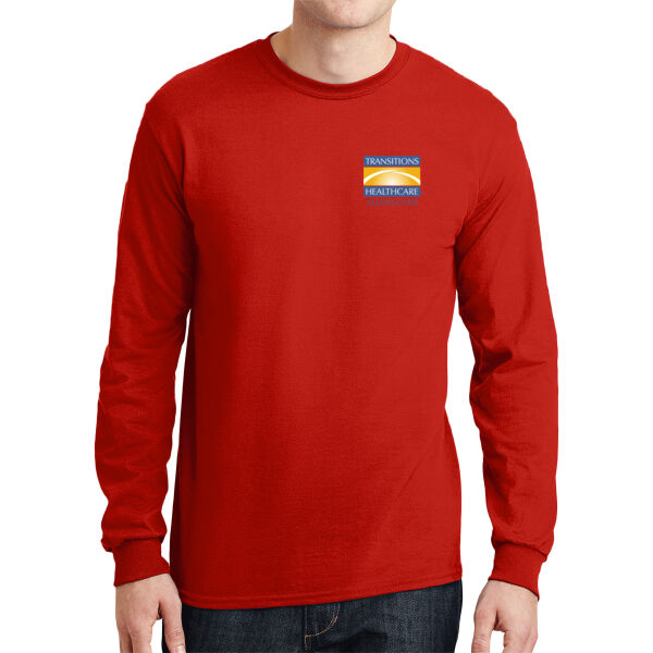 AC - DryBlend ® 50 Cotton/50 Poly Long Sleeve T Shirt Thumbnail