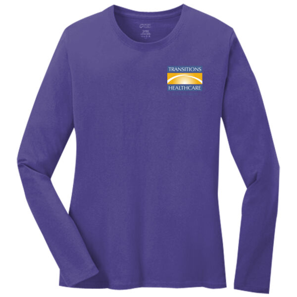 AG - Ladies Long Sleeve Core Cotton Tee Thumbnail