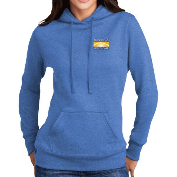 AG - Ladies Core Fleece Pullover Hooded Sweatshirt Thumbnail