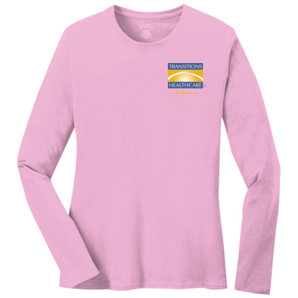 TG - Ladies Long Sleeve Core Cotton Tee Thumbnail