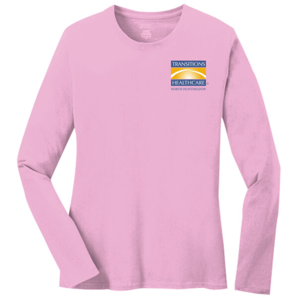 NH - Ladies Long Sleeve Core Cotton Tee Thumbnail