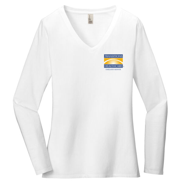 OM - Women's Very Important Tee ® Long Sleeve V Neck Thumbnail