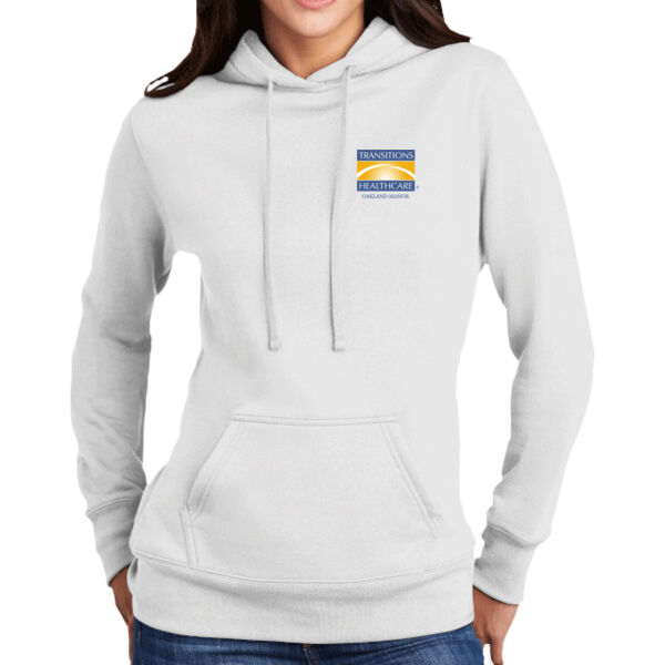 OM - Ladies Core Fleece Pullover Hooded Sweatshirt Thumbnail