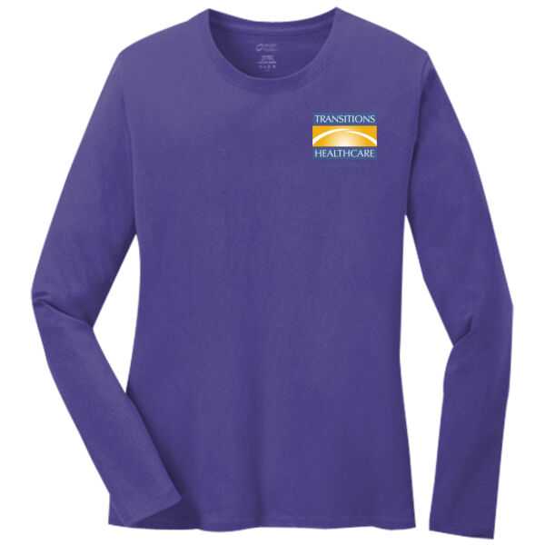 WP - Ladies Long Sleeve Core Cotton Tee Thumbnail