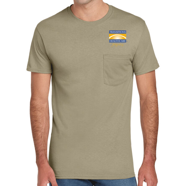 GG - Dri Power ® 50/50 Cotton/Poly Pocket T Shirt Thumbnail